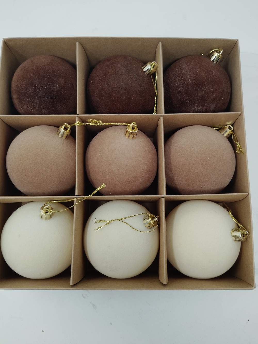 9pc Neutral Velvet ChLuxury Neutral Bath Bomb Set - 9-Pack Two Sets,3.5 Inches